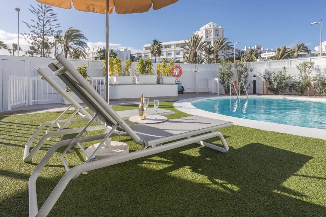 Nueva!!! Villa playa del inglés piscina privada climatizada Extérieur photo
