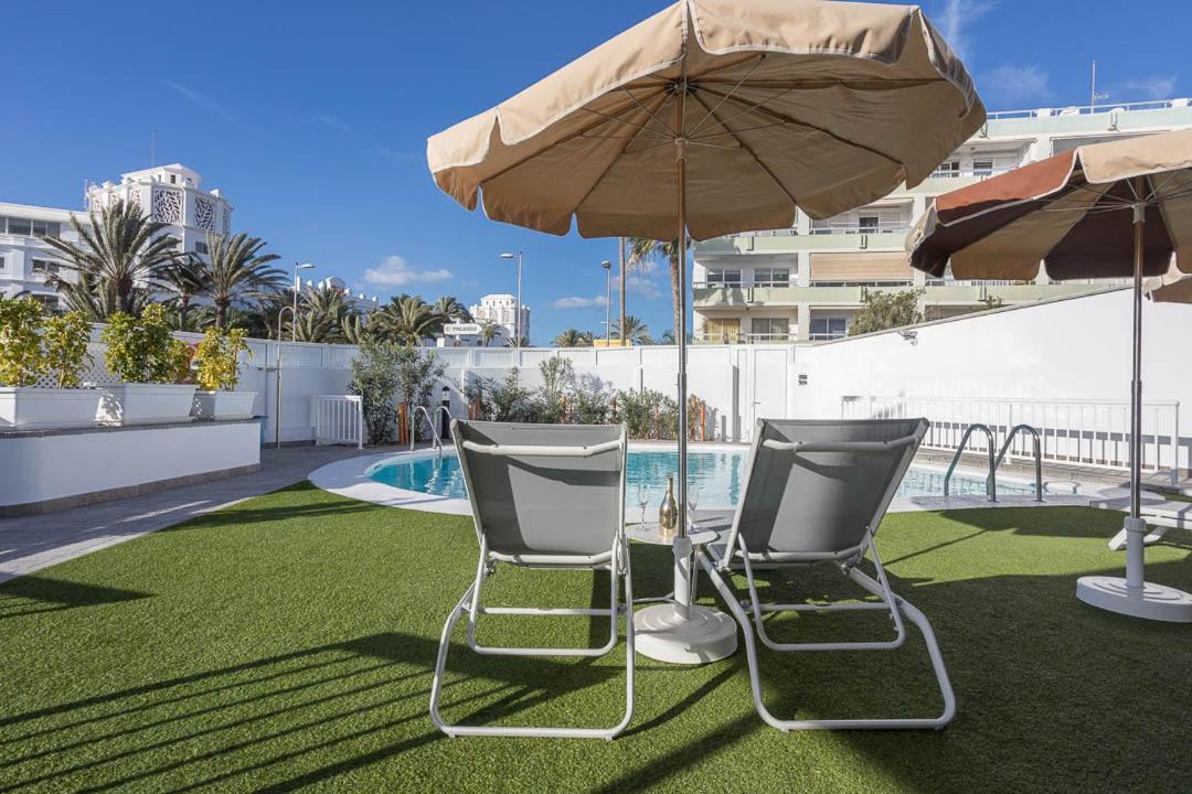 Nueva!!! Villa playa del inglés piscina privada climatizada Extérieur photo