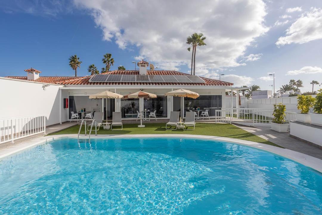 Nueva!!! Villa playa del inglés piscina privada climatizada Extérieur photo